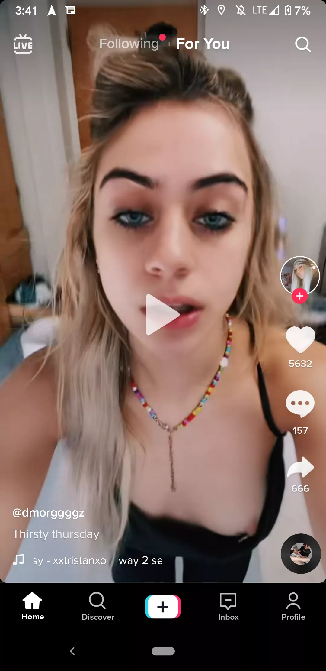 The very first video I saw when I opened the app. Winner winner chicken dinner! The very first video I saw when I opened the app. Winner winner chicken dinner!
