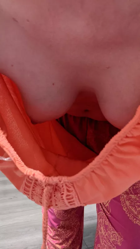 The view my dryer gets when unloading clothes.