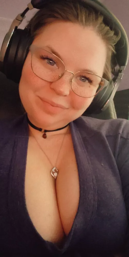 The view my twitch followers wish they had during my stream. 😈😜