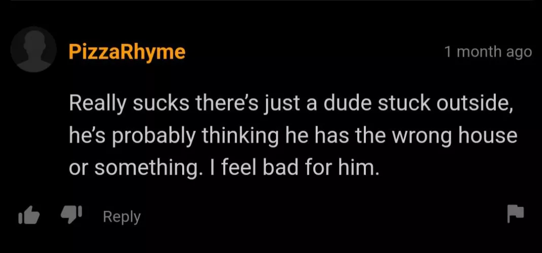 Then again, he might be enjoying the show