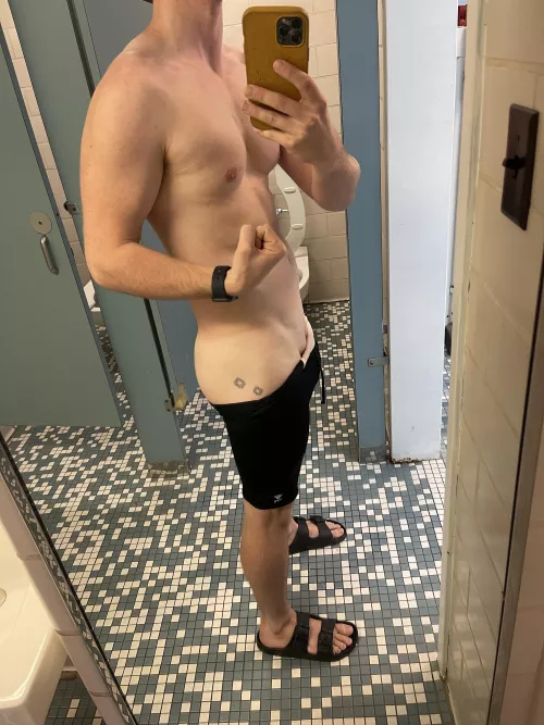 There are not enough guys taking pictures of me in the locker room.