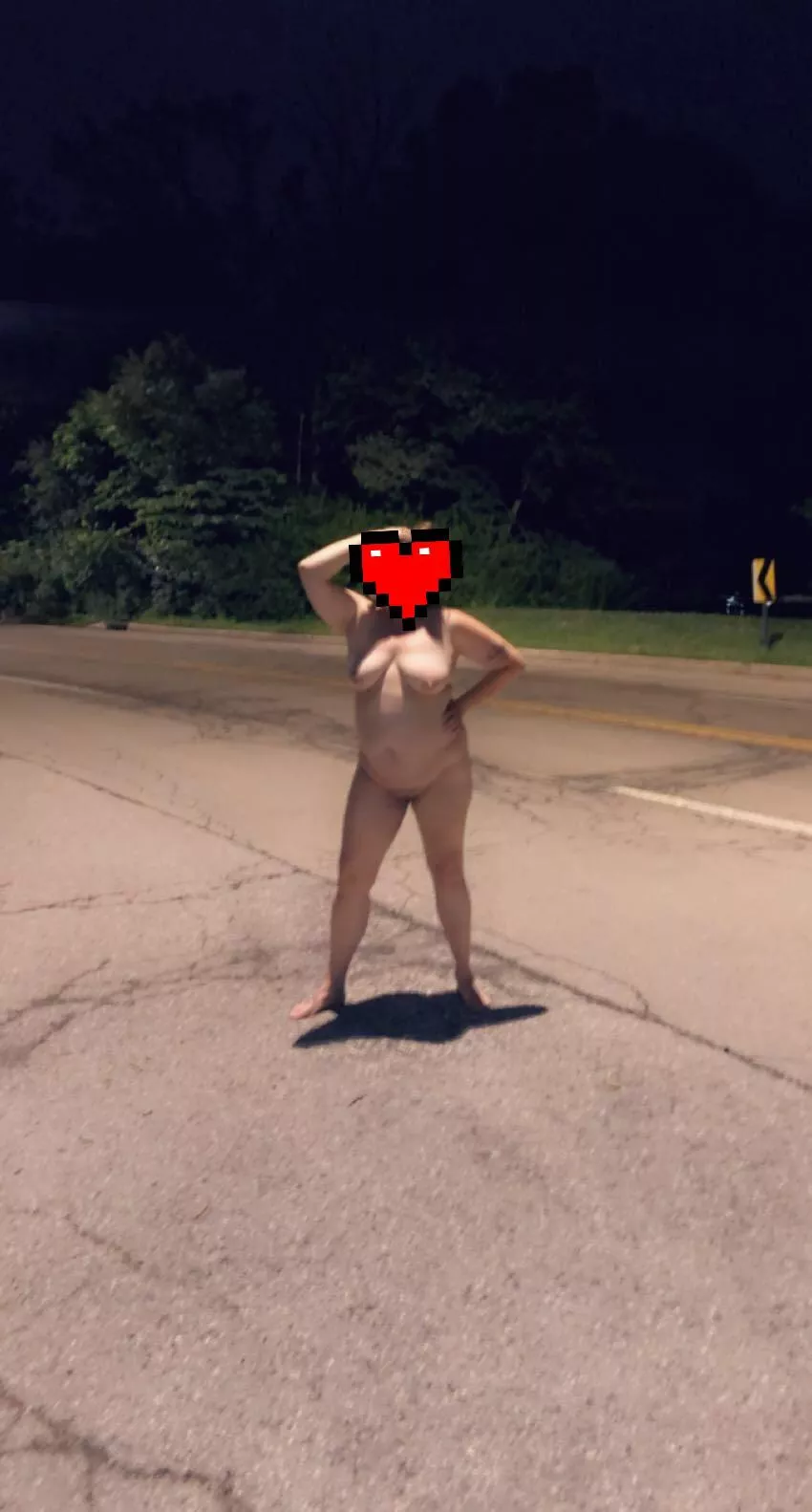 There was a break in traffic, so I hopped out of the car real quick There was a break in traffic, so I hopped out of the car real quick