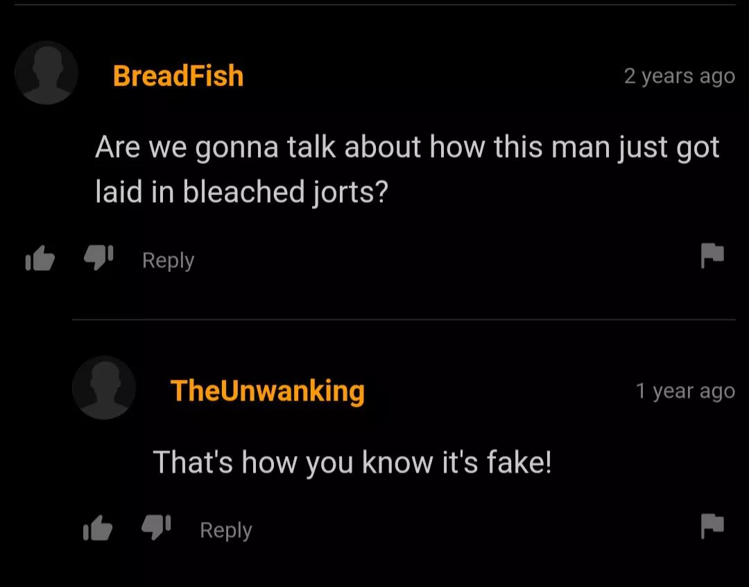 There we go. Get some jorts and get laid