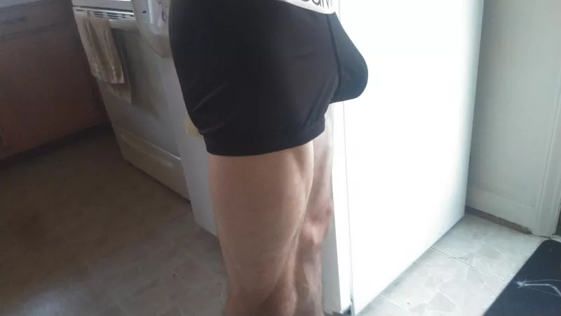 there's a package at the side door.