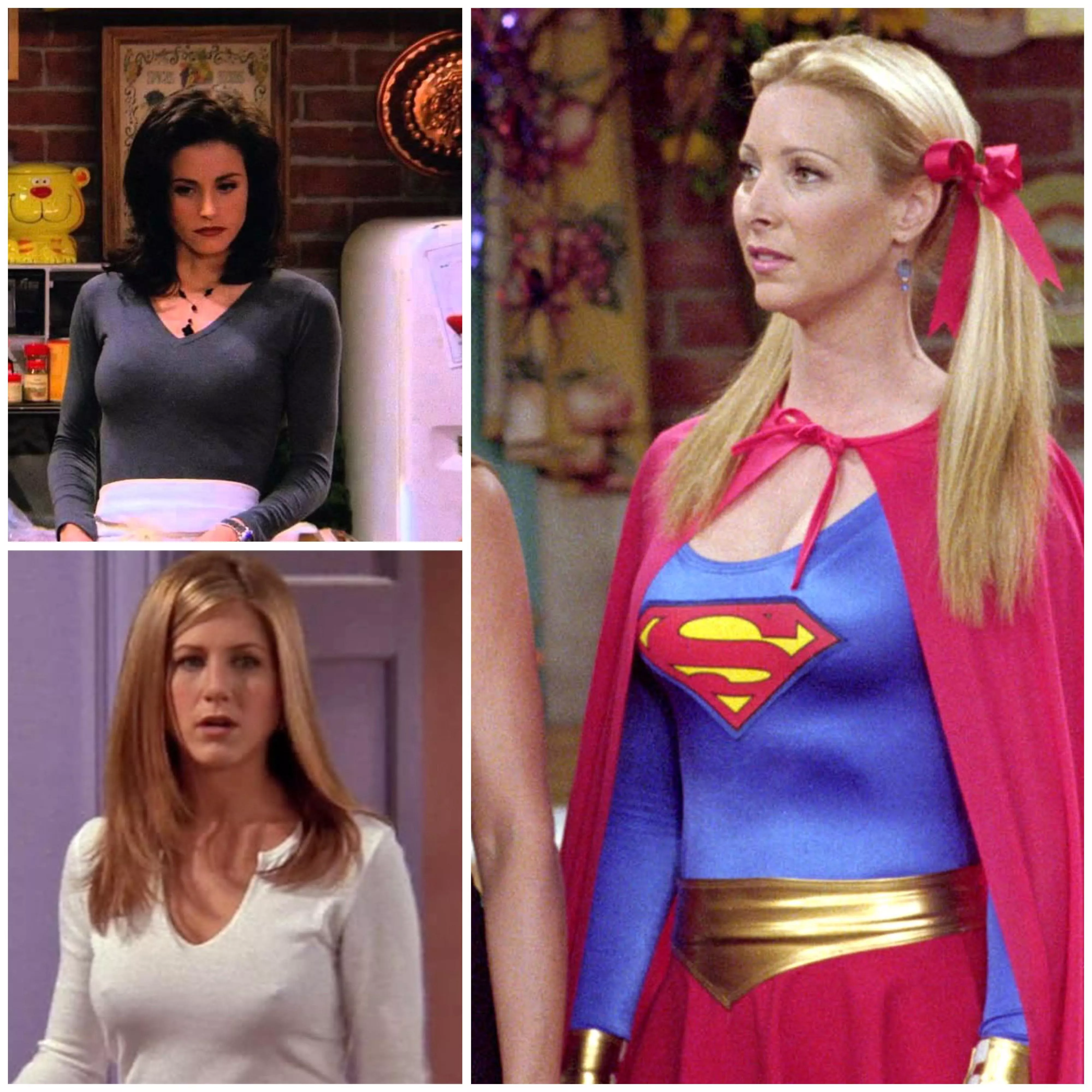 There‘s an episode in Friends where Courteney Cox, Jennifer Aniston and Lisa Kudrow debate who has the biggest boobs? Who is it in your opinion?