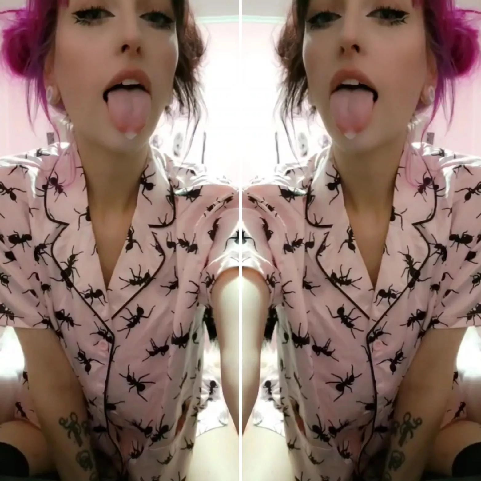 There's ants on my pjs. Which isn't as catchy as having ants in my eyes but it's cool.