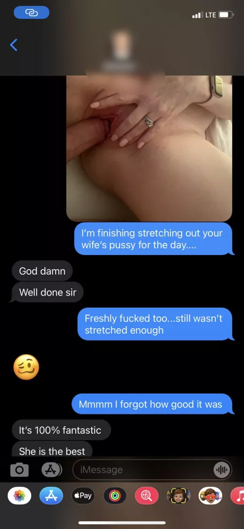 These are my favorite text messages to send…..his wifey had to stop by on her way home to get properly worked.