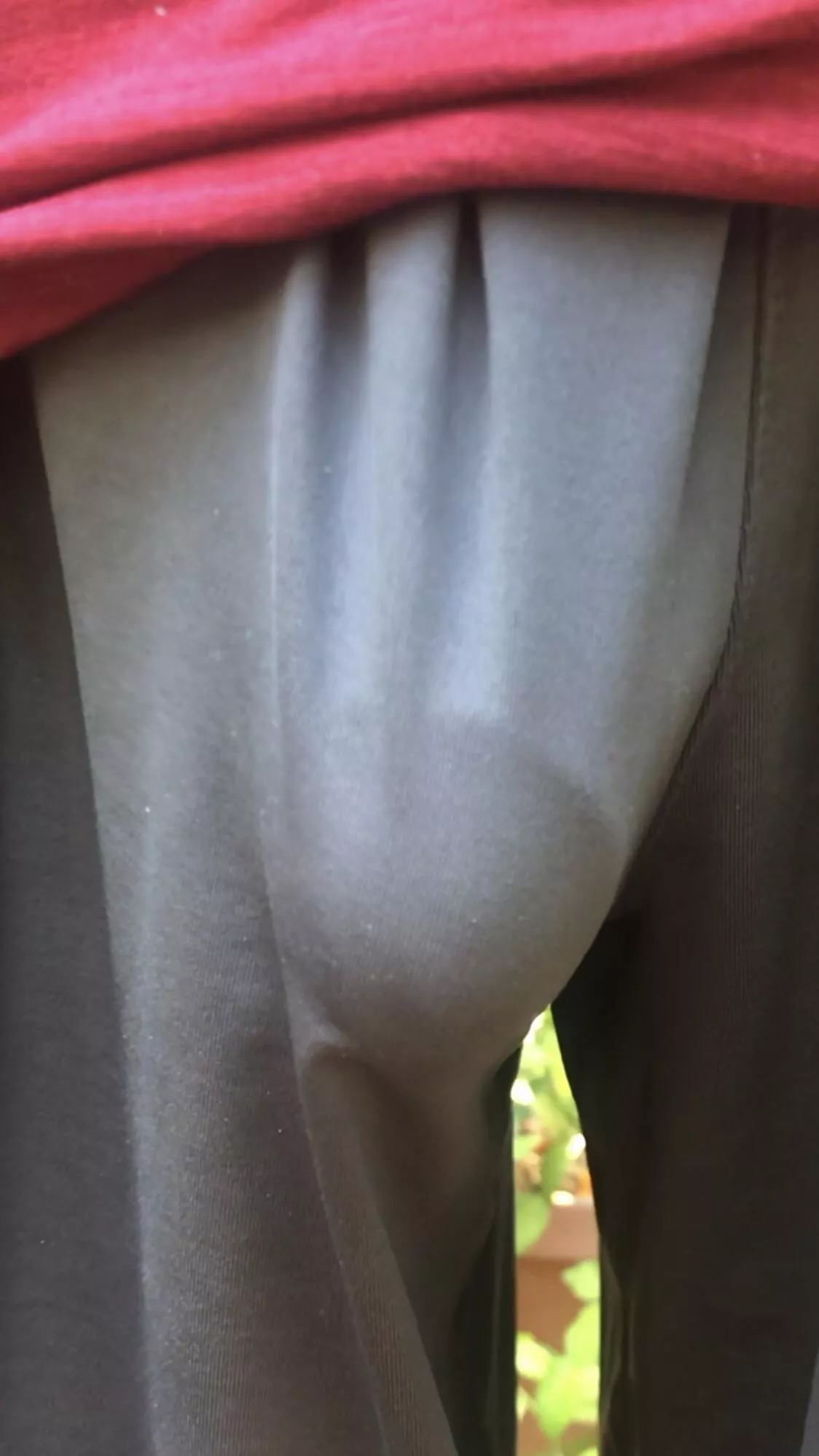 These gym shorts can be too revealing…