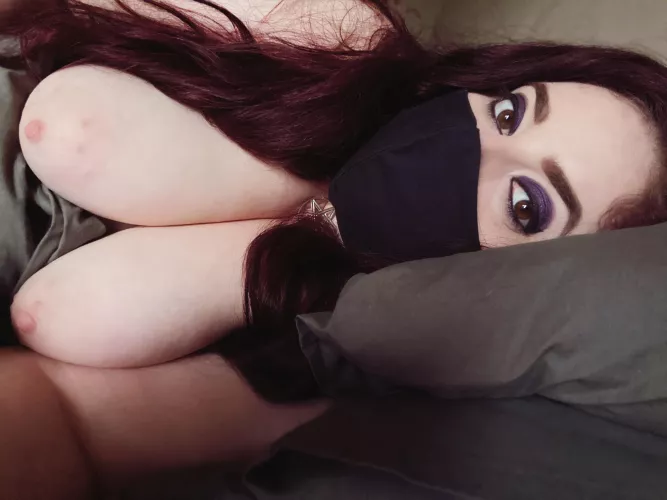 These nips of mine need a good sucking and these tits need a good fucking...