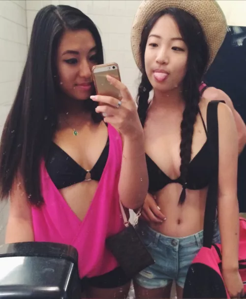 These petite Asian sluts needs to be bred together