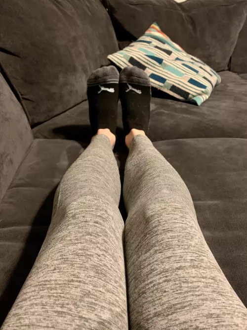 These small feet are exhausted this morning