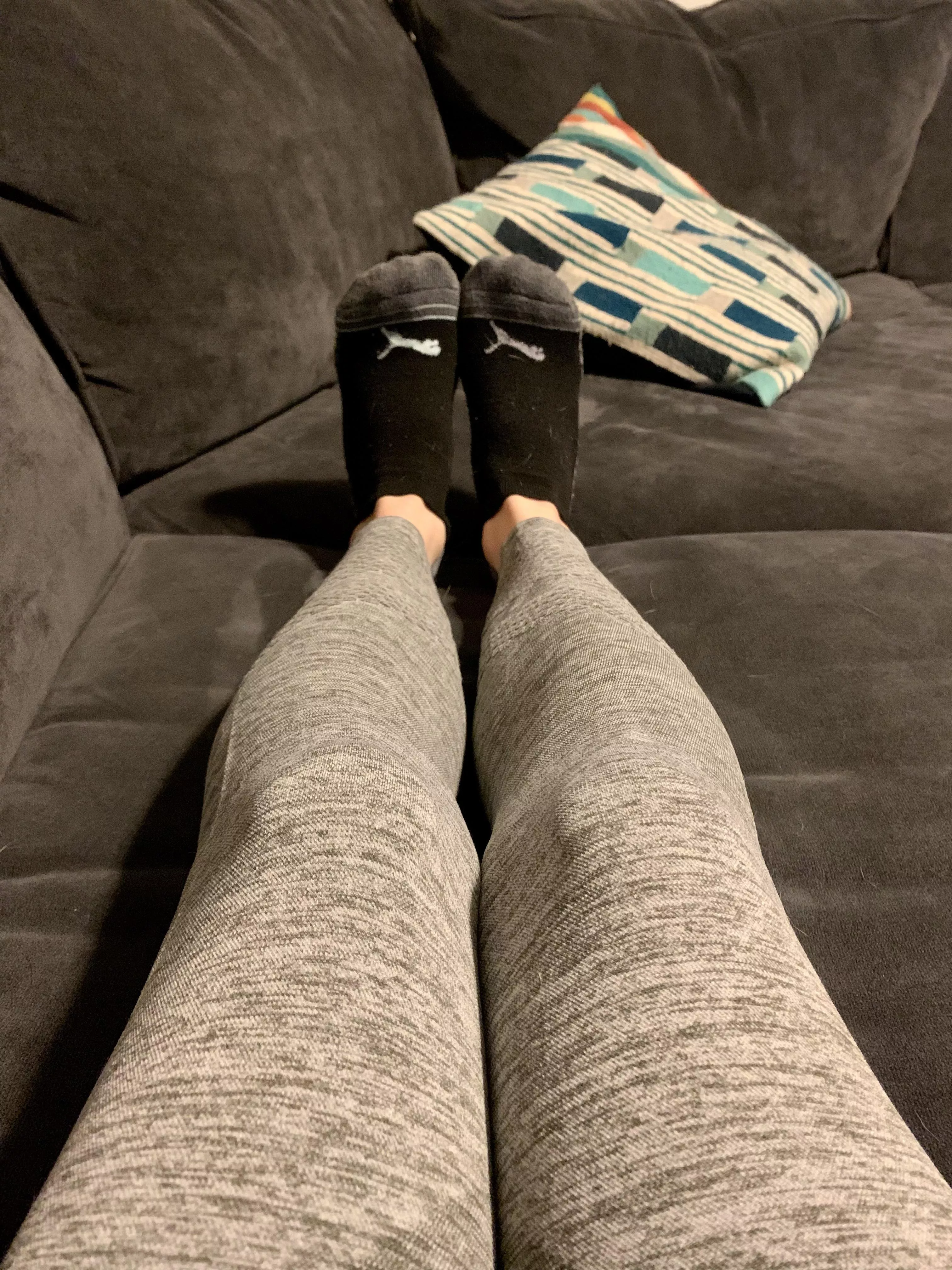 These small feet are exhausted this morning