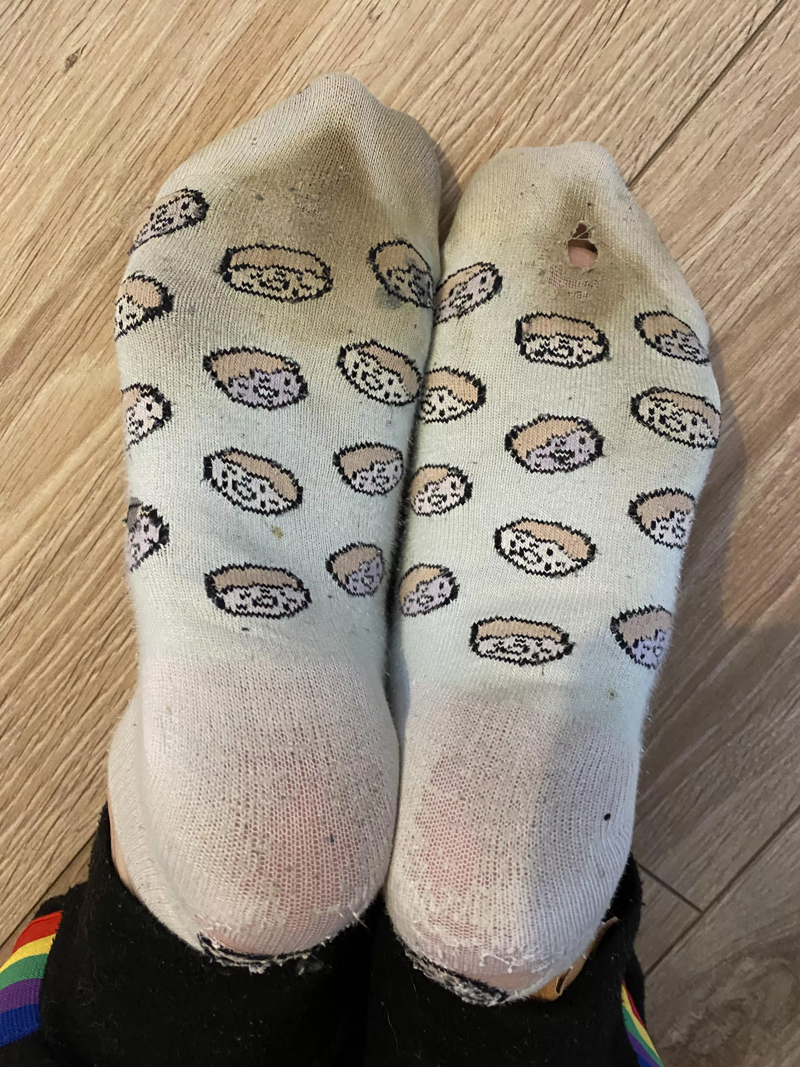 These socks have been well and truly used and abused, Love Mia x These socks have been well and truly used and abused, Love Mia x