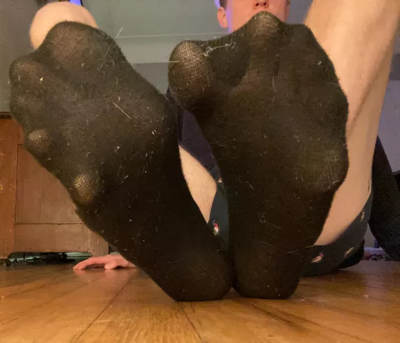 These socks make my feet sweat so much.