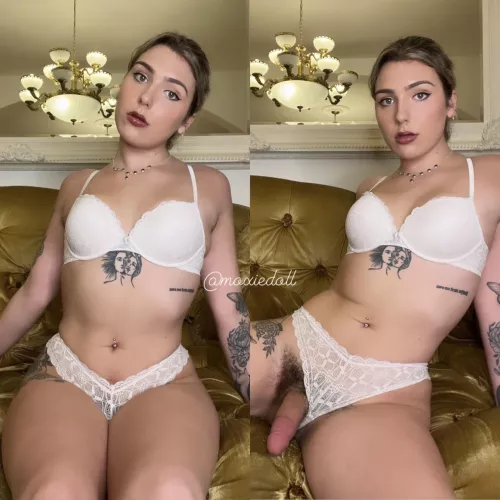 These thick thighs make it easy to hide my peen 🤫💕