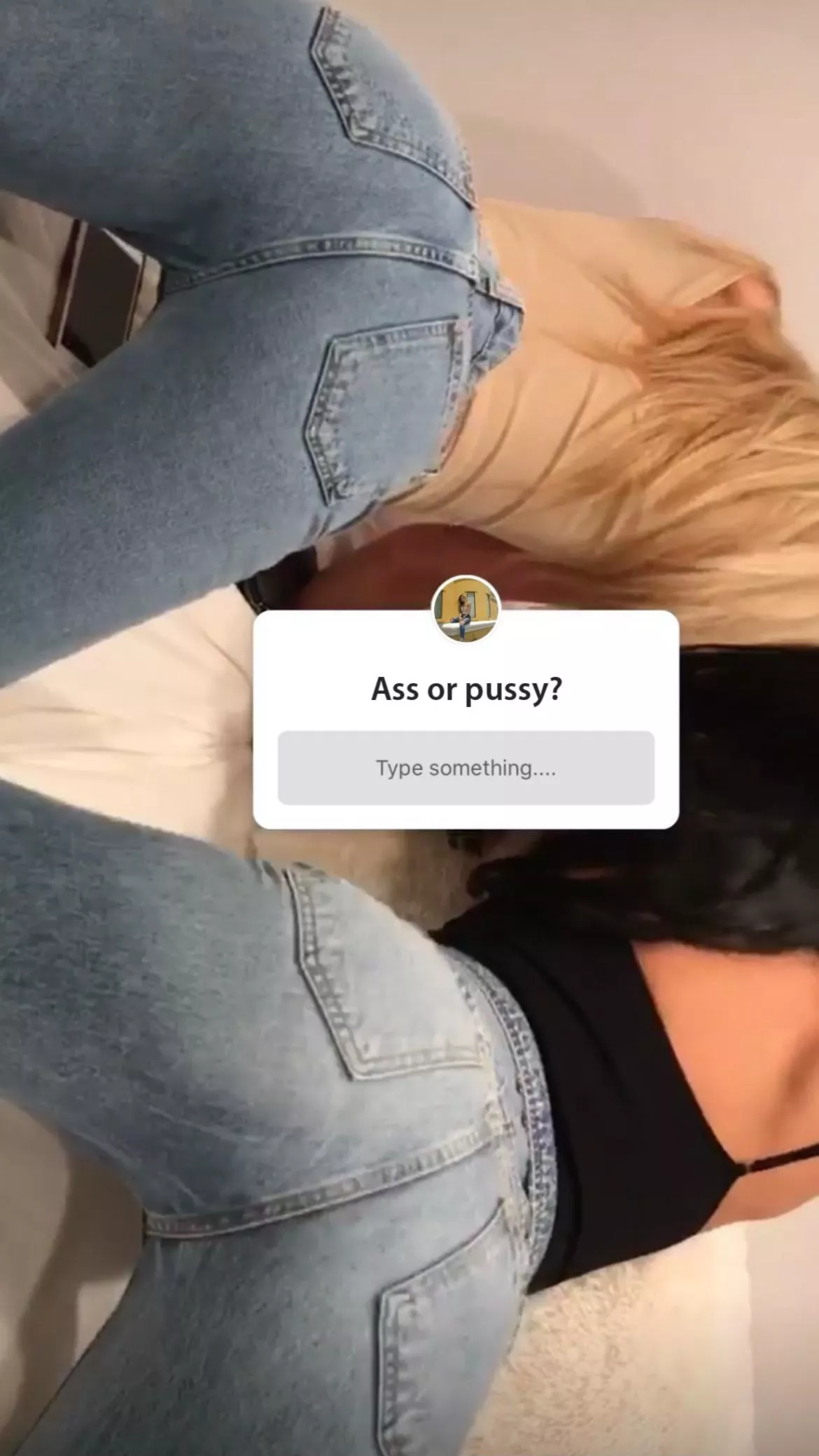 They asked, so answer the question They asked, so answer the question