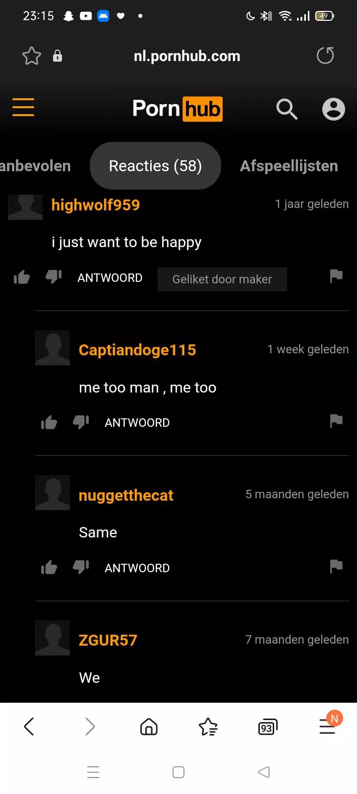 they just wanna be happy