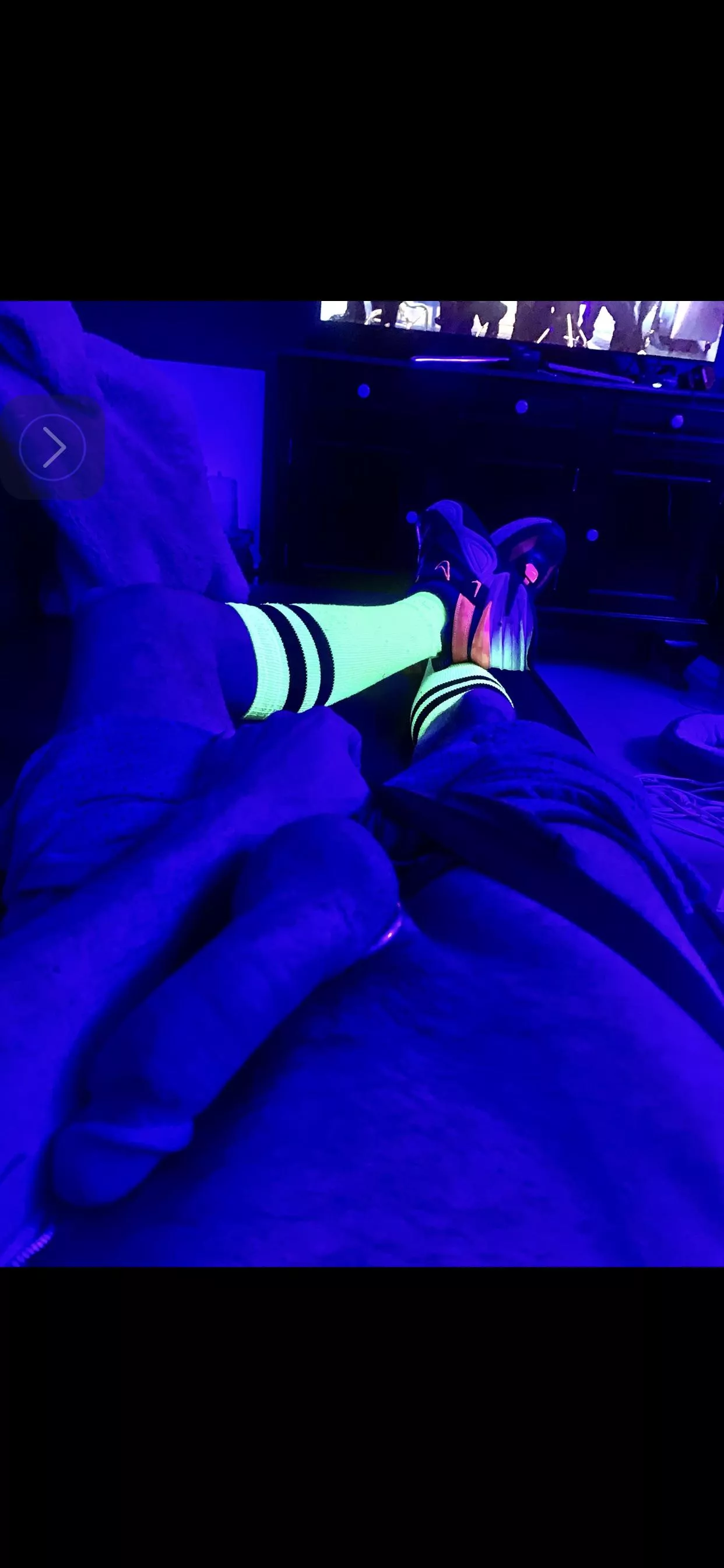 they like my phosphorescent socks?