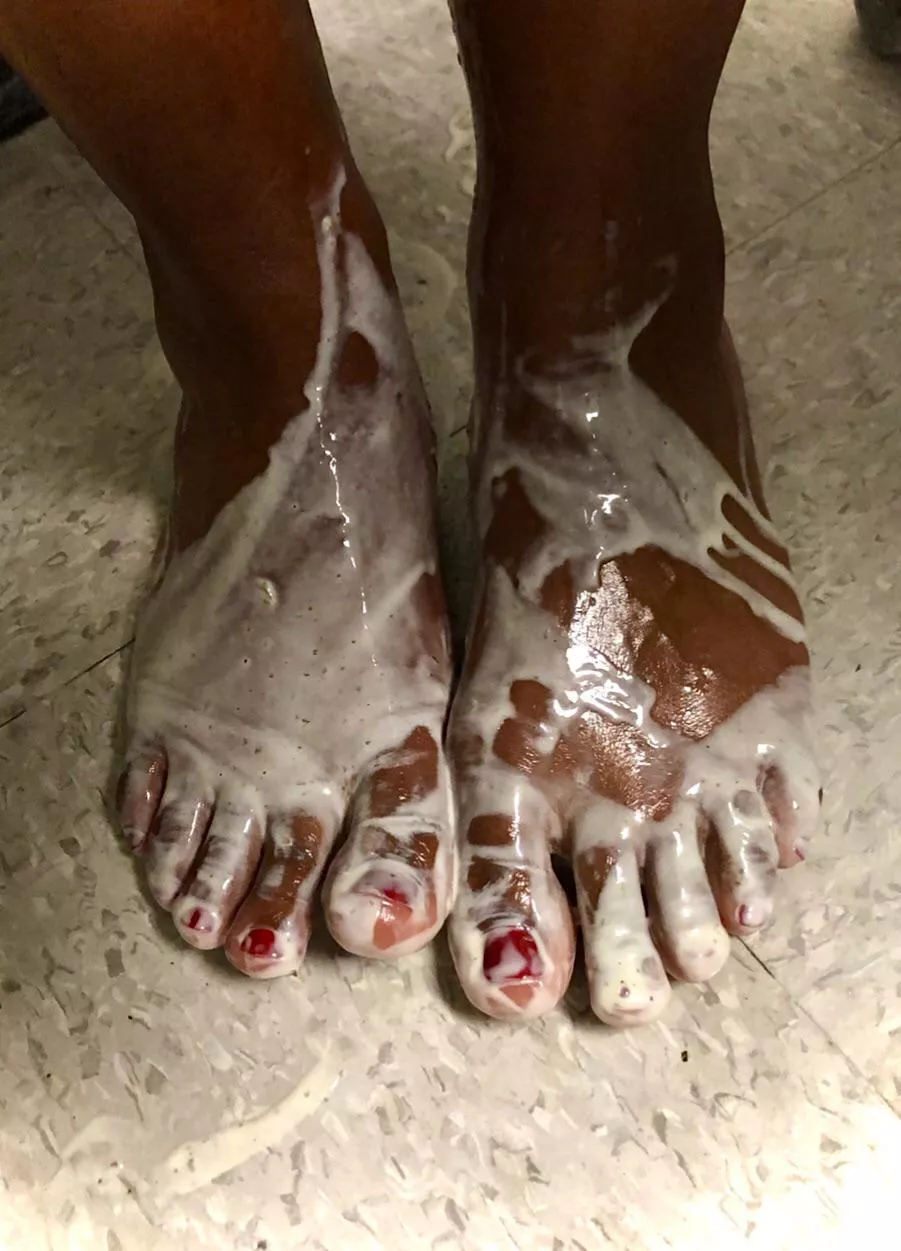 They were so wet and slippery 😖