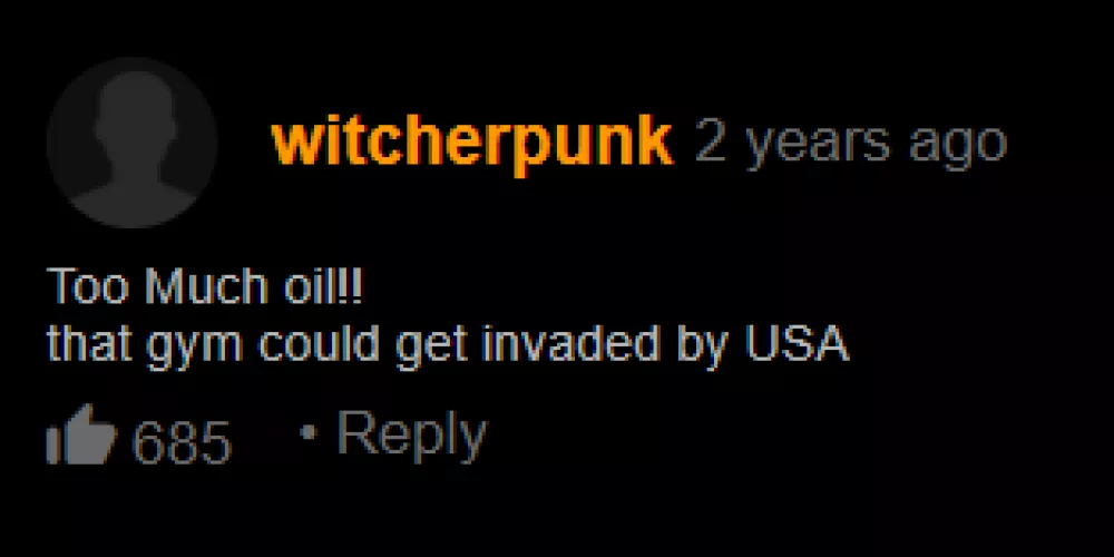 they're in america... so that's what the oil is used for