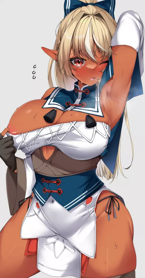 Thicc dark elf armpit