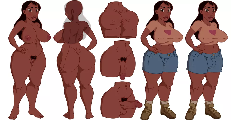 Thicc Nani character sheet+futa (Chris Bryer)