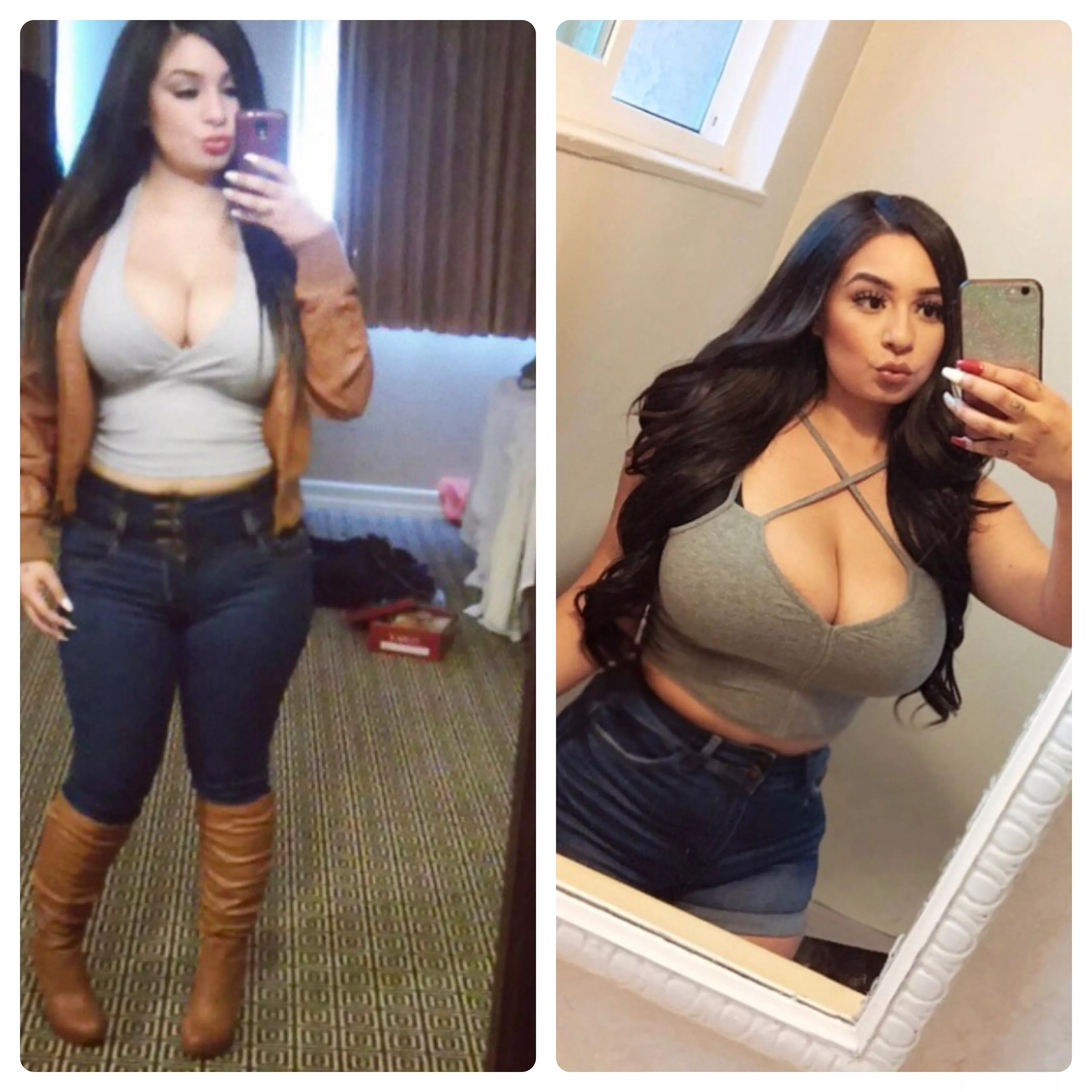 Thick Latina becomes huge busted milf Thick Latina becomes huge busted milf