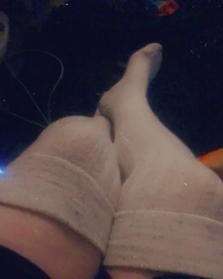 Thigh high socks for my cold toes & legs