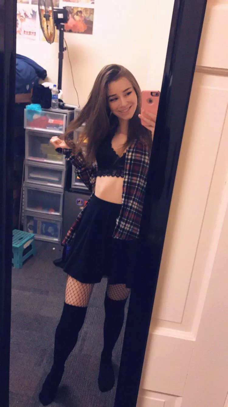 Thigh highs and fishnets