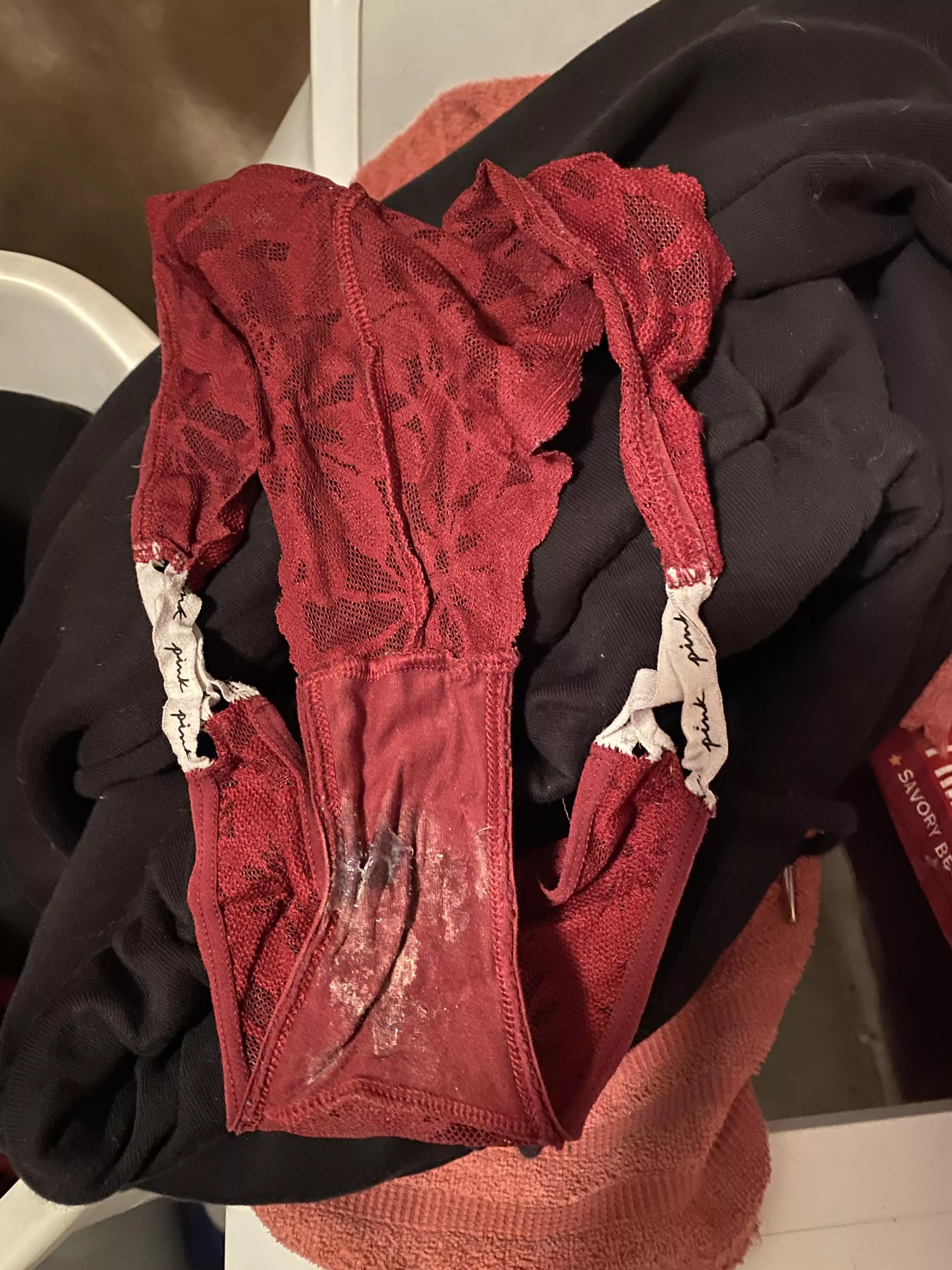 Think she rubbed one out before taking these off Think she rubbed one out before taking these off