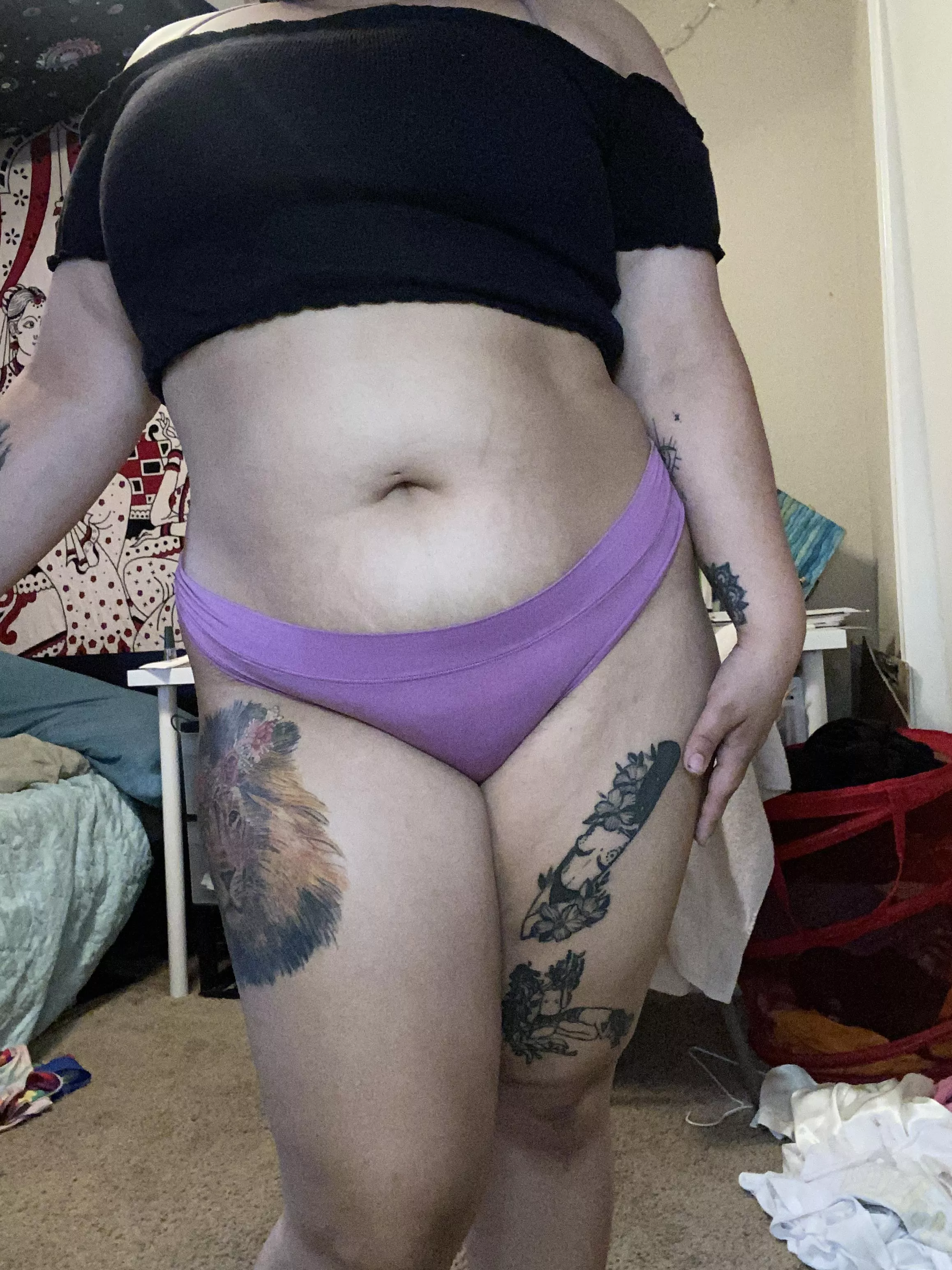 Think you could survive between these thighs?