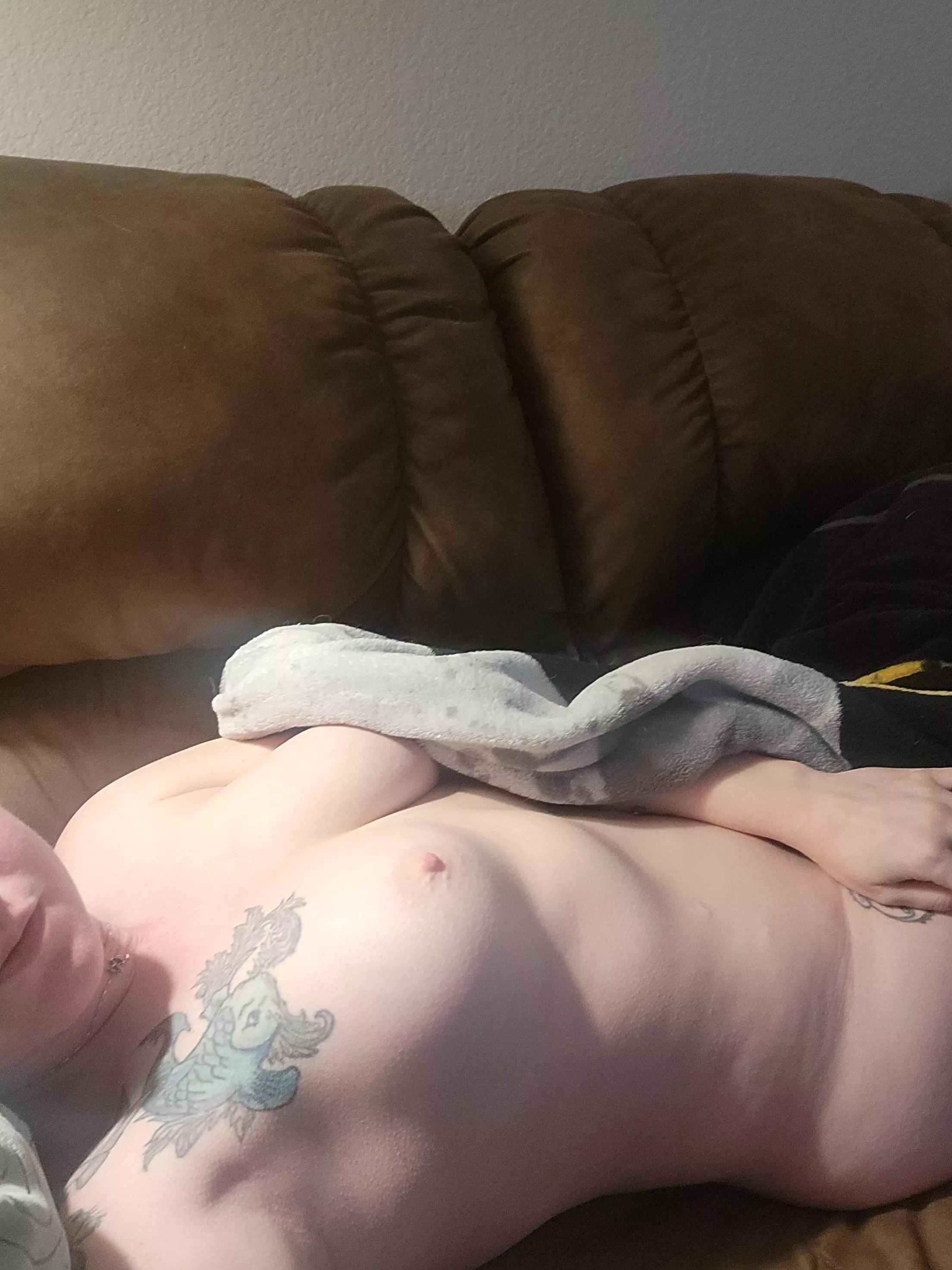 This couch is so lonely by myself!