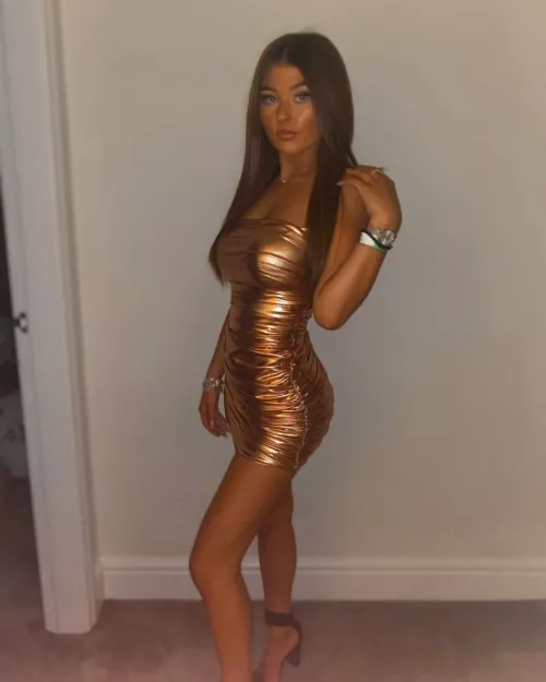 This dress looks great on these chavs