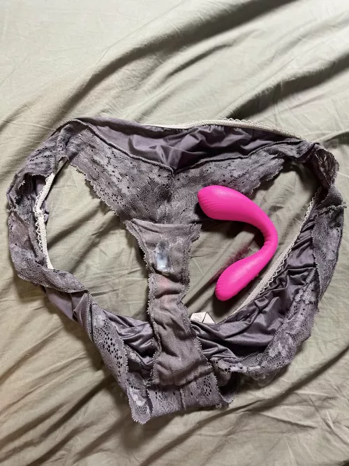 This happened in 10 minutes from my Lovense. What mess could you help me make? 😈