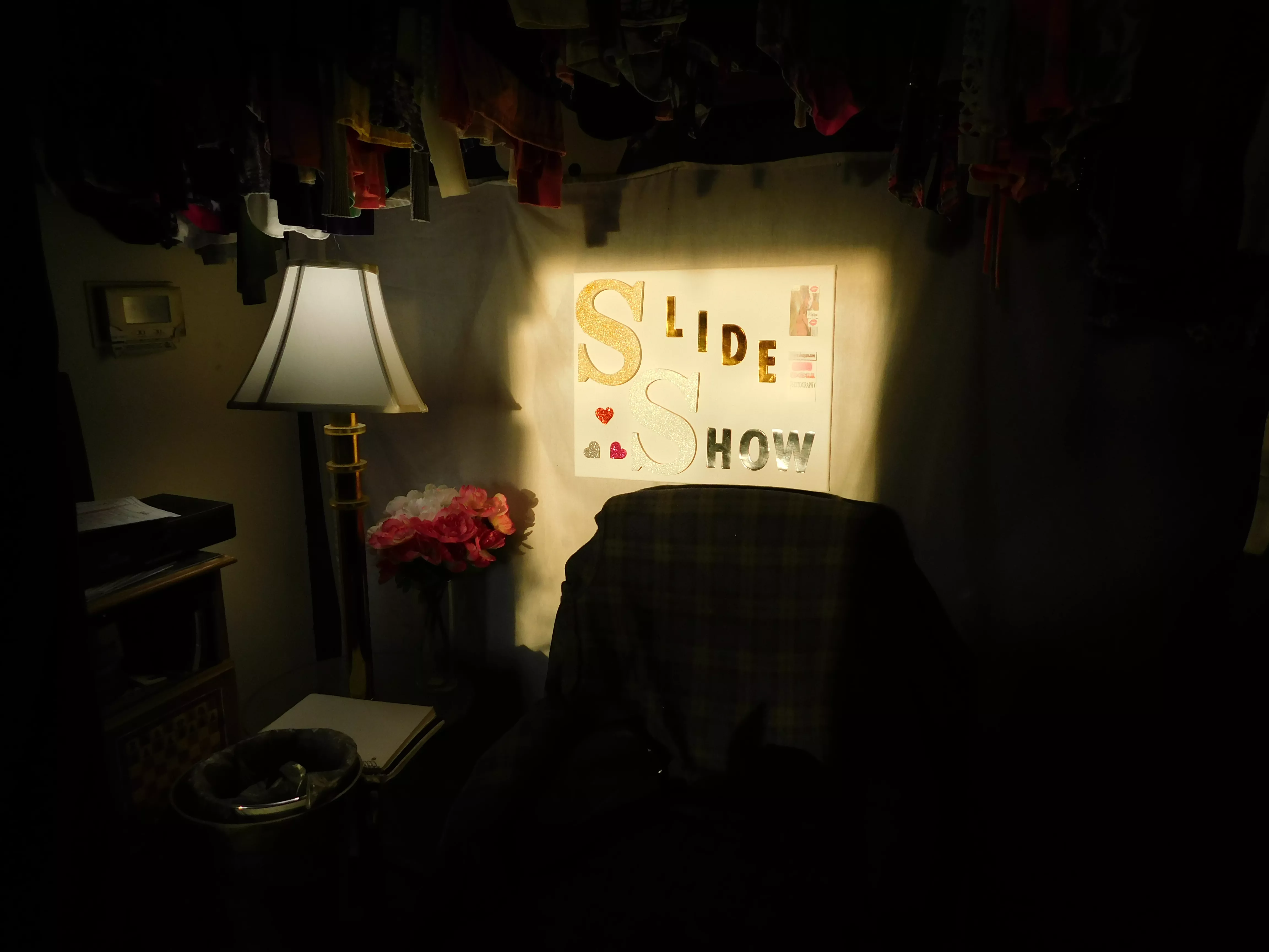 This Happened This Past Saturday, 100% Sun Lighting On The Slide Show Queens Canvas Logo. Inspired Me To Make More Episodes