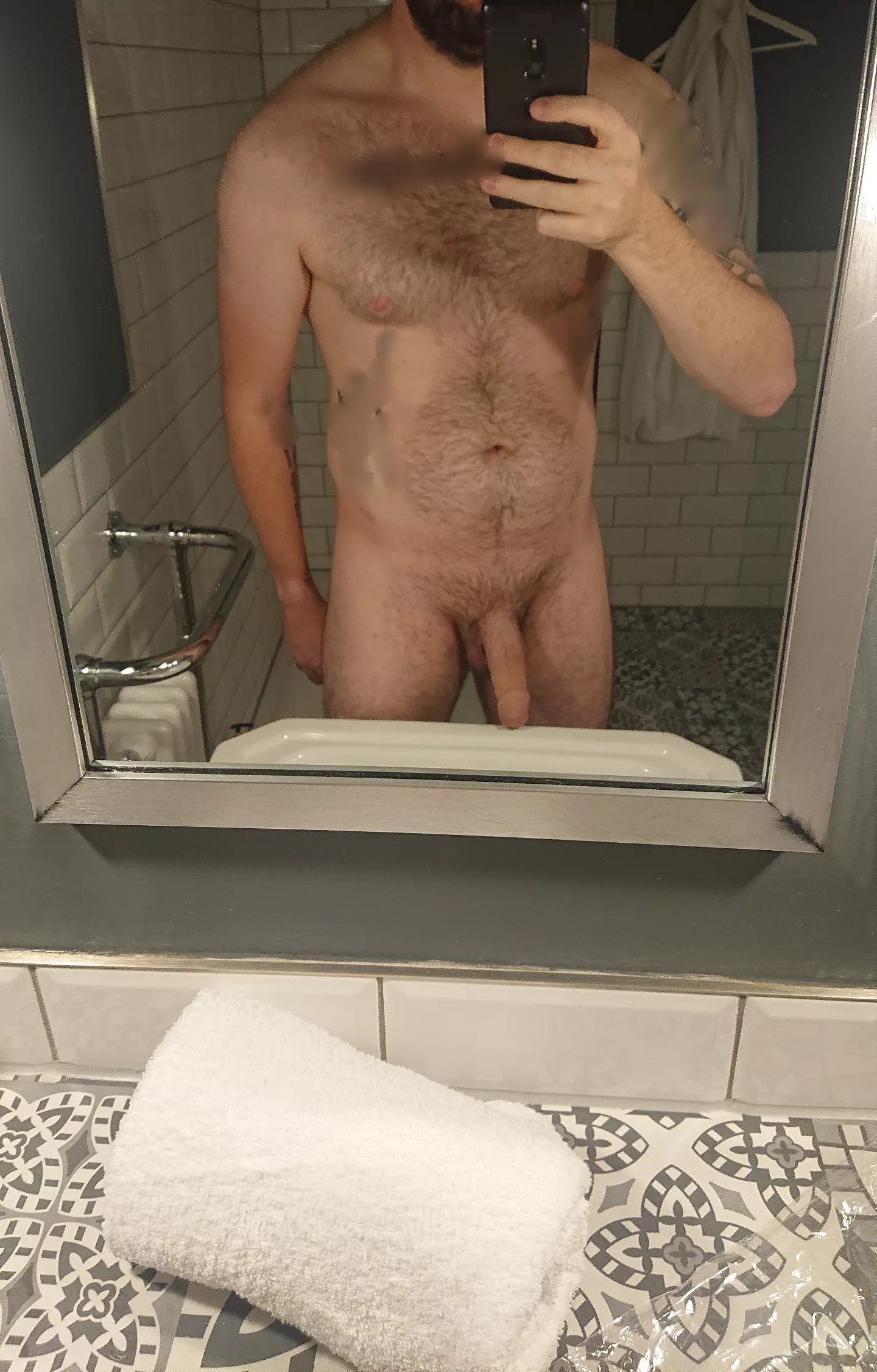 This hotel had beard oil in the bathroom. Have to love beard respecting Hotel. Where's my boner oil?