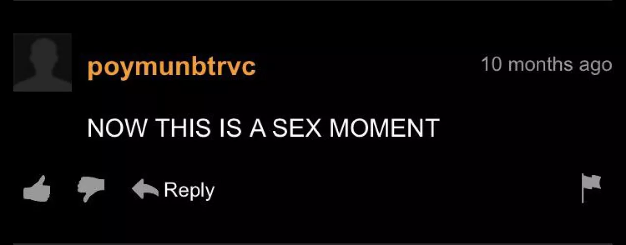 This is a certified sex moment