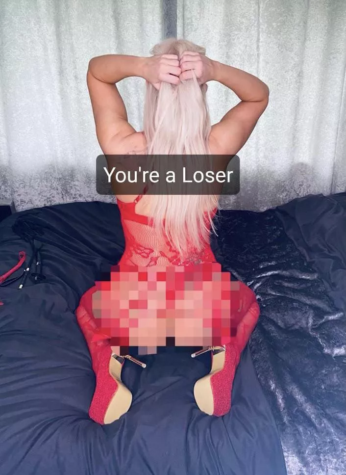 This is all you deserve to see and you’ll enjoy it like a good little loser This is all you deserve to see and you’ll enjoy it like a good little loser