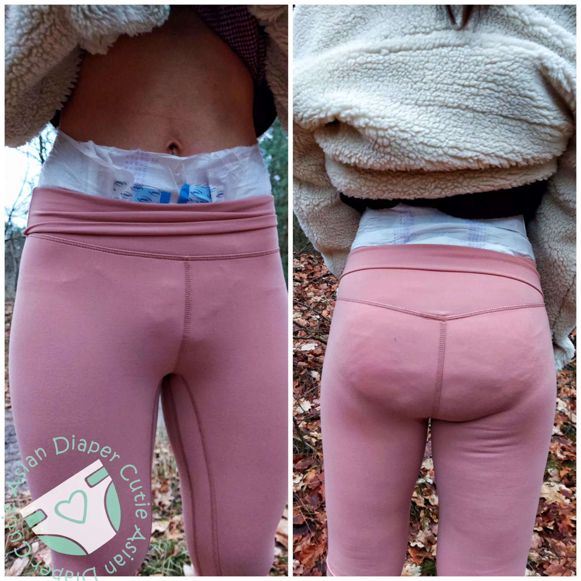 This is how diaper girls take walks in the forest🤗 This is how diaper girls take walks in the forest🤗