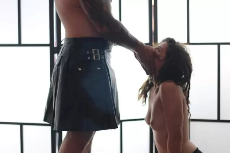 This is how I make my baby girls feel special. I let them kneel in front of daddy and feel loved and submissive.