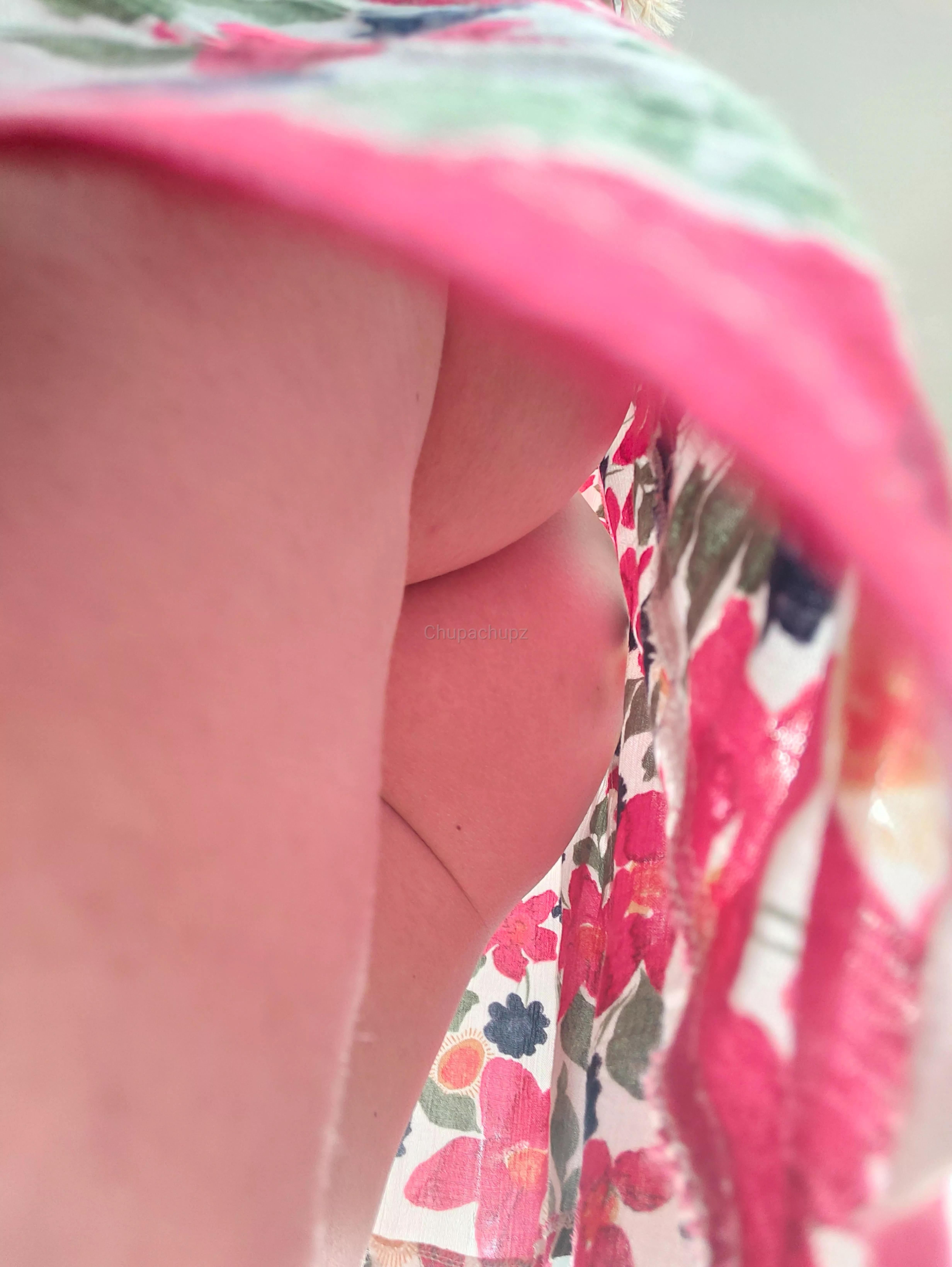 This is how it would look like if you secretly made a pic under my dress 🙈 (NSFW)