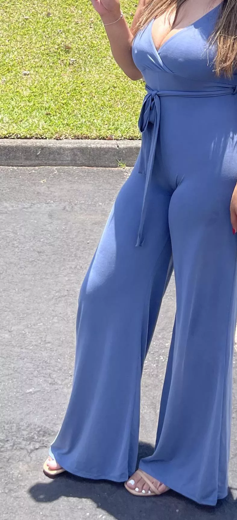 This is how my wife dresses when we are out with my friends. Think they all think of fucking her ?