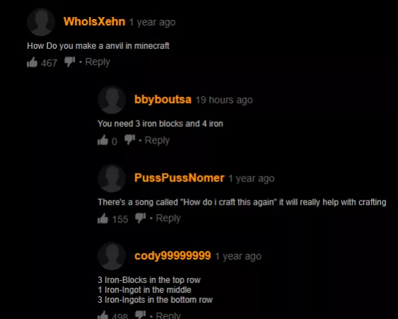 This is how to make an anvil guys, remember it.