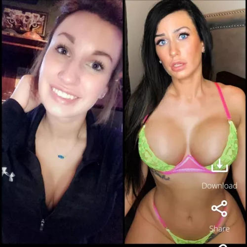 This is one of the best transformations imo. I wish to know her name