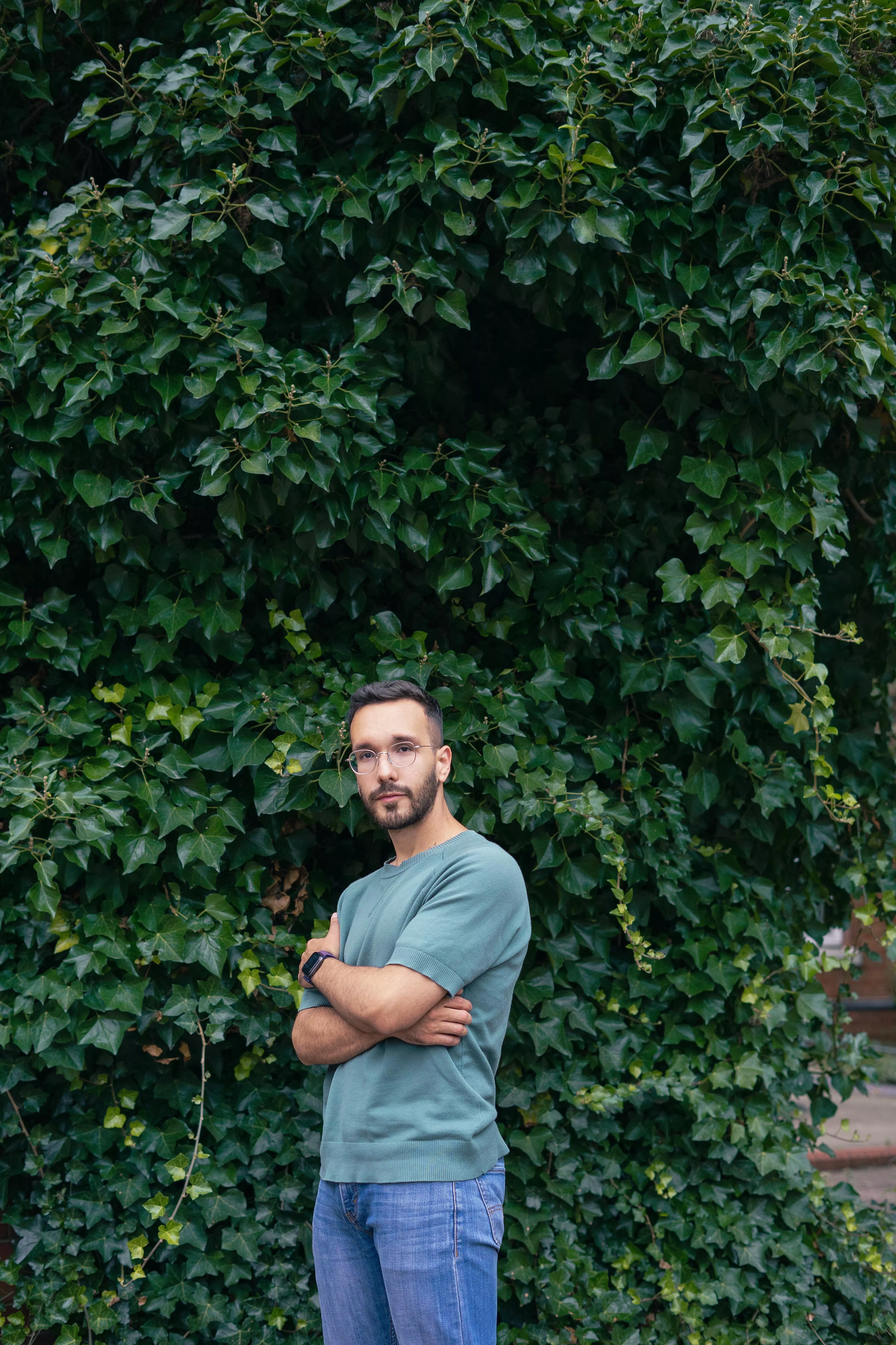 This is one of those pics you get taken before autumn starts. It was moderately warm still. What do you think of the photo?😅