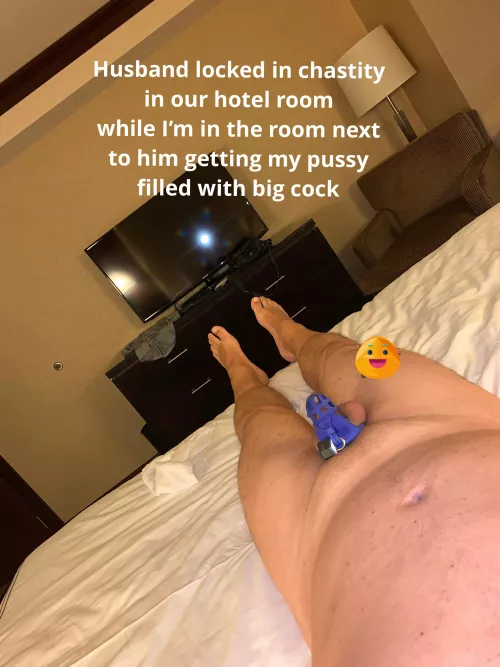 This is what she likes to do when we stay at a hotel