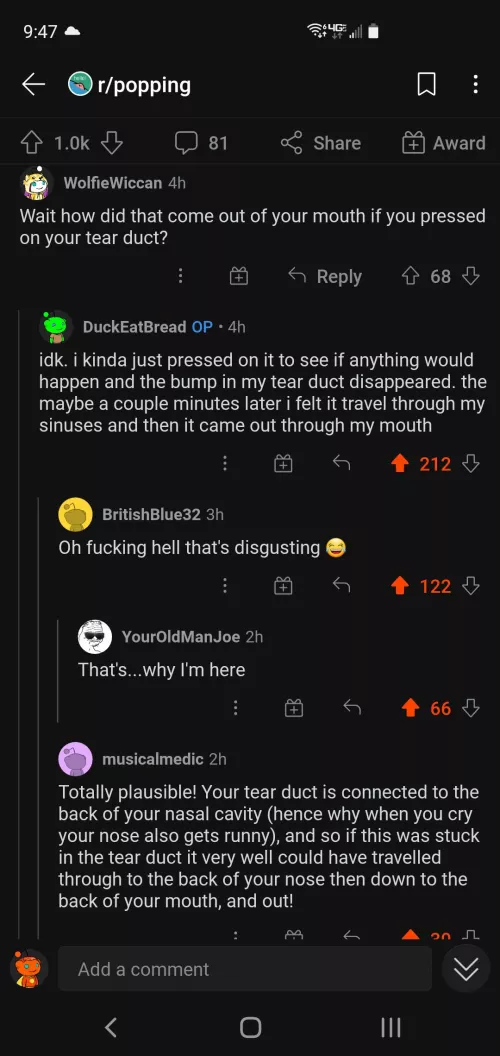 This is why I'm here. Credit to u/YourOldManJoe