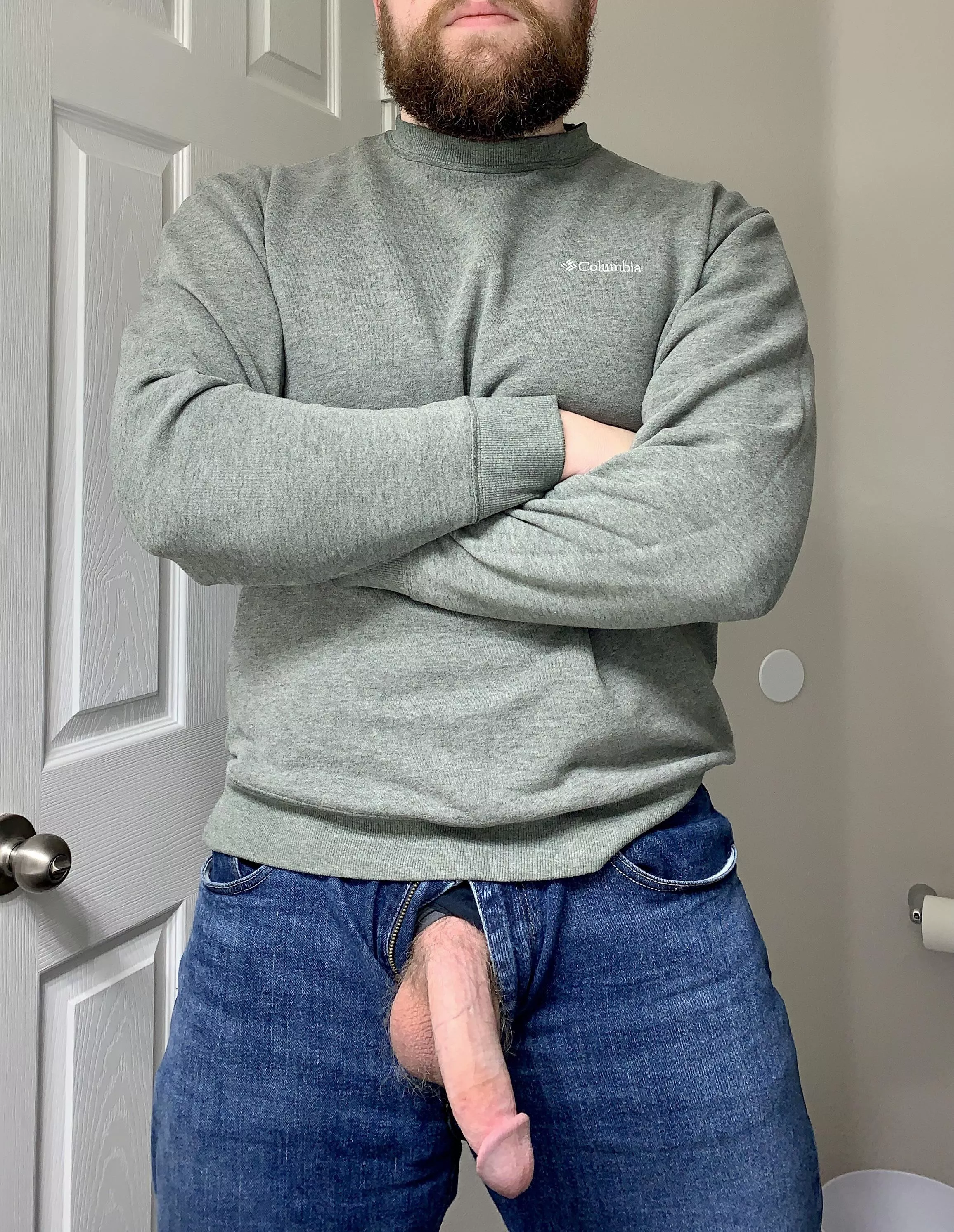 This is why they put a fly on jeans, right? [35]