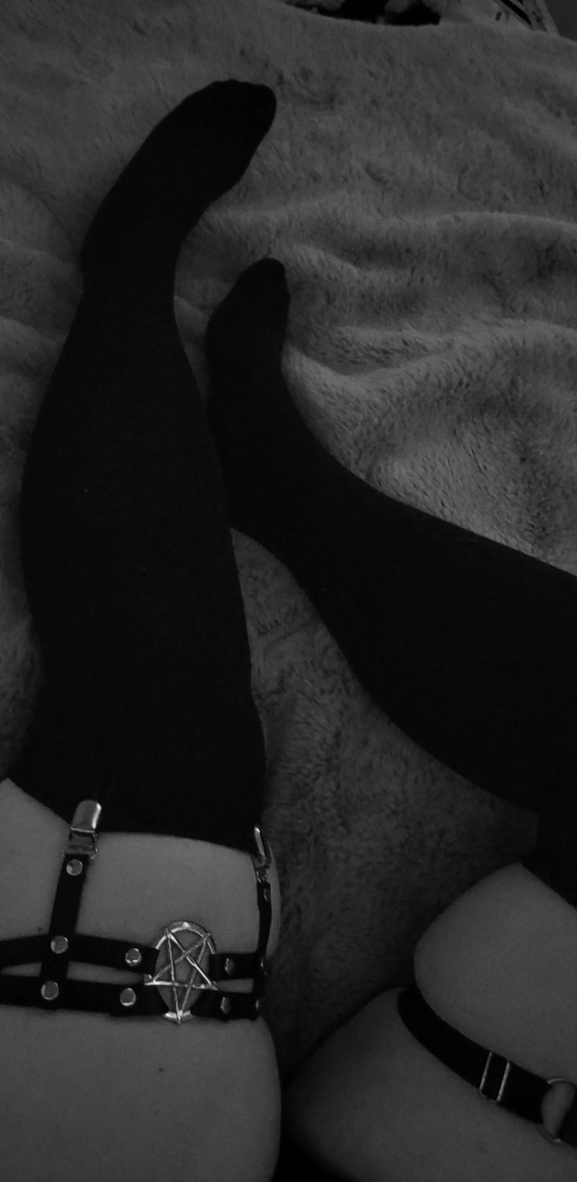 This little nobody is feeling pretty frisky in these 🙈🖤