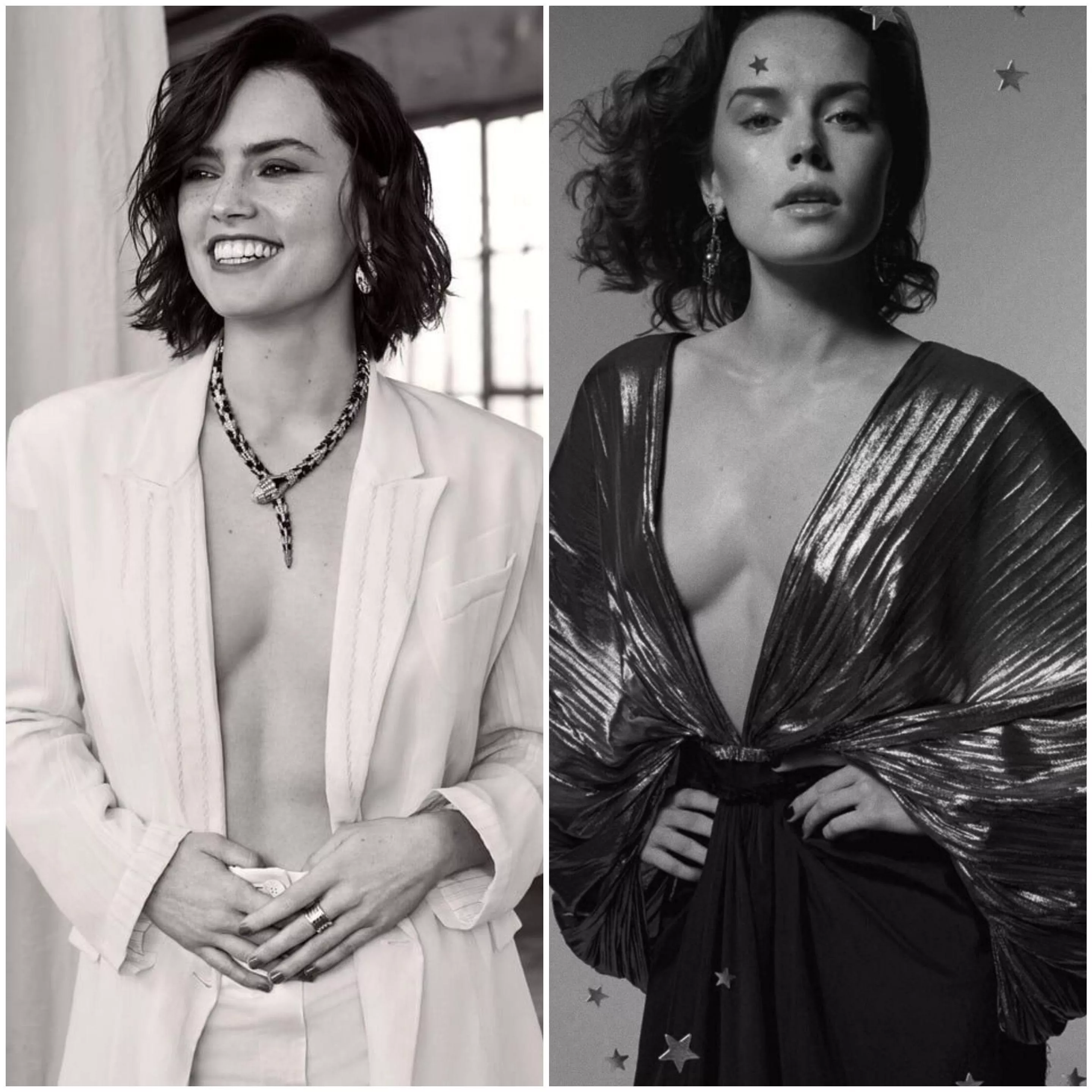 This makes me wanna rip open Daisy Ridley's top and suck her tits This makes me wanna rip open Daisy Ridley's top and suck her tits